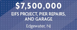 EIFS Projects, Pier Repairs, and Garage